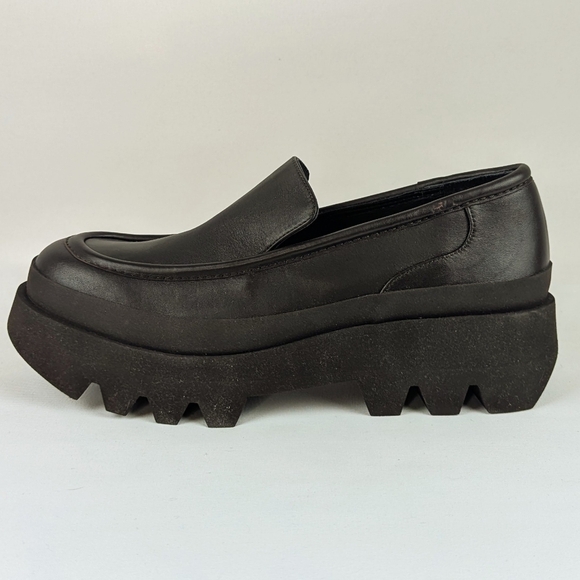 Paloma Barceló Teseo Iris Saw Edge Platform Loafer Moka Brown EU41 US 10.5 NIB - Picture 14 of 15